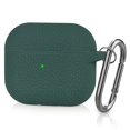 thumbnail image 1 of Litchi Texture Case Earphone Charging Box Dustproof Cover with Anti-loss Hook for Apple AirPods 3, 1 of 2