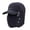 Navy Blue, variant on sunsanly Unisex Winter Hat Thickened Fleece Lined Ear Protection Windoroof Buckle Fasten Heat Retention Outdoor Skiing Skating Snowboarding Lei Feng Hat