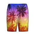 thumbnail image 4 of Fotbe Palm Trees at Sunset Pajama Shorts for Men, Men's Pajama Bottoms, Sleepwear,Short Pajama Pants-Small, 4 of 9