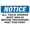 Warning Sign 4, variant on All Truck Drivers Must Sign in Sign 12 x 8 Inches - Aluminum Tin Warning Sign, Indoor Outdoor Home, Garden, Warehouse, Logistics