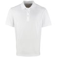 thumbnail image 2 of Premier - Polo pique de manga corta Coolchecker para caballero/hombre - Verano/ Vacaciones (Naranja Neón), 2 of 2