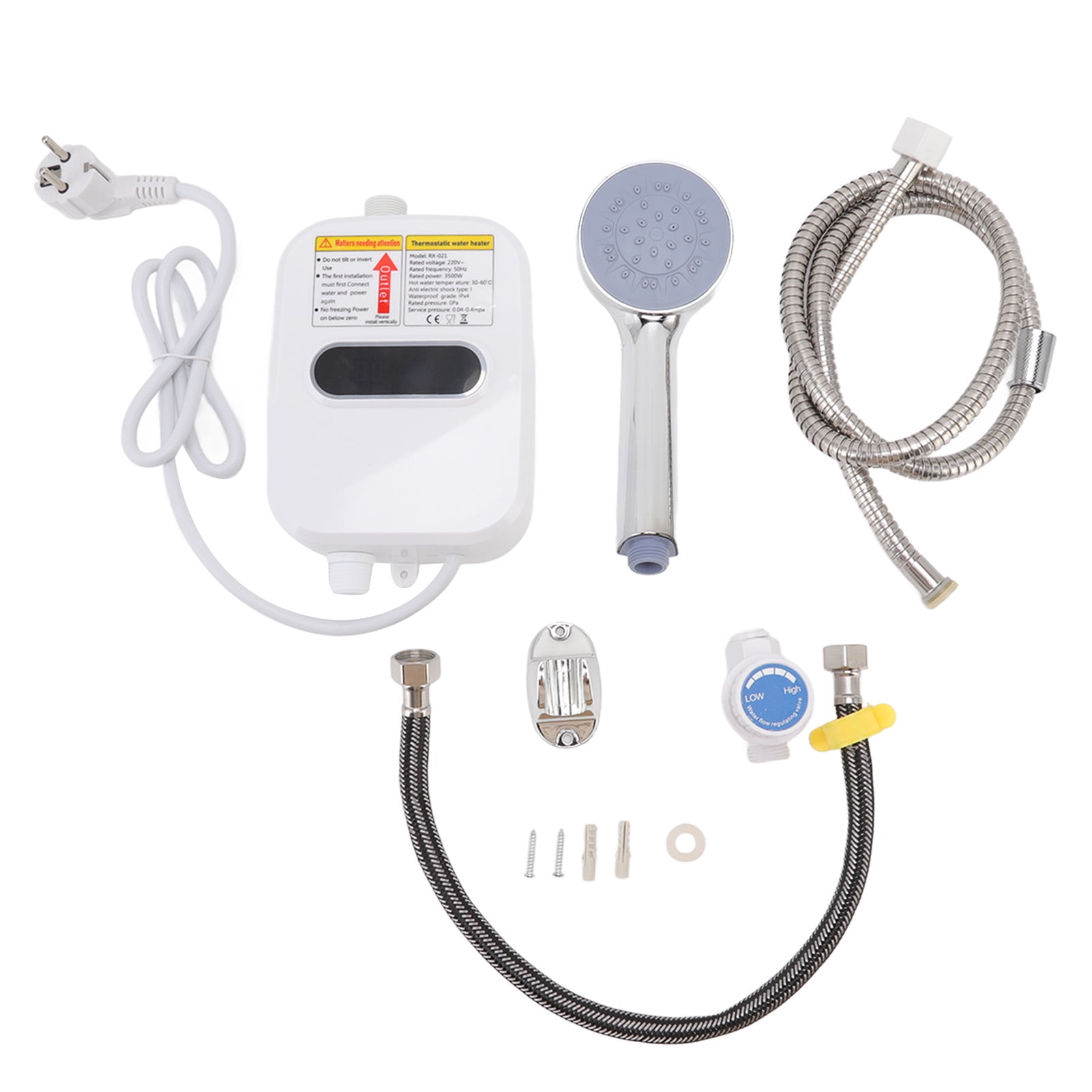 Mini Electric Water Heater, EU 220V Electric Shower Boiler With Expansion  Tube For Home - Walmart.com