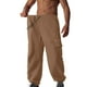thumbnail image 2 of Pantalones de trabajo para hombre, de color liso, con cordón, cintura elástica y múltiples bolsillos, 2 of 6