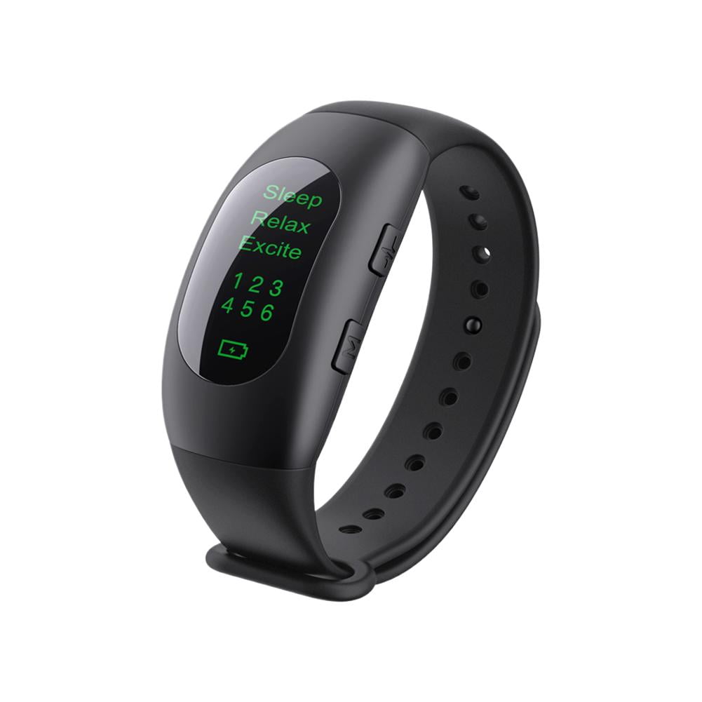 Smart Sleep Tracking Bracelet with Heart Rate Monitor and Vibration Wake-Up for Health and Fitness