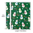 thumbnail image 2 of Snowman Wrapping Paper,3M/10FT Christmas Wrapping Paper Roll Green Snowman Colorful Cute Festive Holiday Party Gift Wrap Decor For Christmas,Celebrations.(Dark Green), 2 of 5