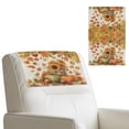thumbnail image 2 of Xixirimido Maple Leaf Sunflower Pumpkin Fall Pattern Non Slip Recliner Headrest Protector Leather Headrest Covers for Recliner Chair Waterproof Couch Head Rest Covers for Sofa, 1Pcs, 2 of 7