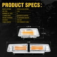 thumbnail image 6 of Xprite Tracker Series 60W COB LED Rooftop Strobe Light with Magnetic Base, 6 of 8