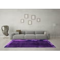 thumbnail image 3 of Ahgly Company Indoor Rectangle Abstract Purple Modern Area Rugs, 2' x 4', 3 of 4