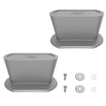 thumbnail image 1 of Pomos de repuesto para tapas de ollas, universales, de silicona, 2 unidades, color gris, 1 of 6