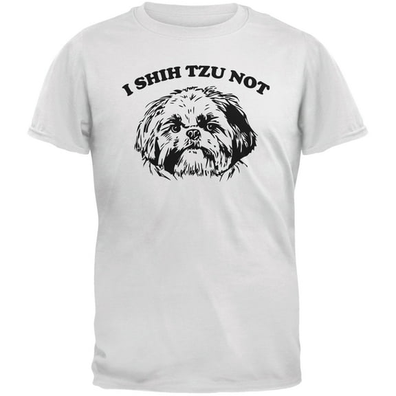 I Shih Tzu Not White Adult T-Shirt - Small