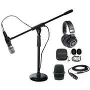 Blue Encore 100 PC Podcasting Podcast Microphone+Desk Stand w/Boom+Headphones