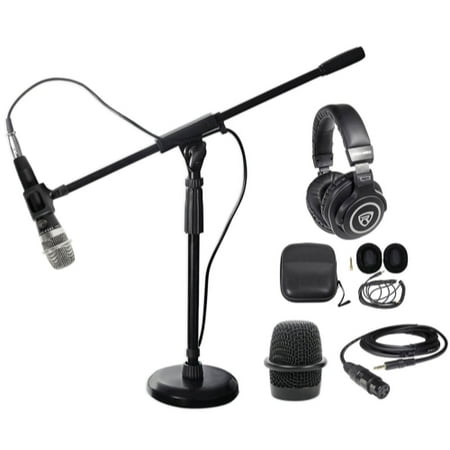 Blue Encore 100 PC Podcasting Podcast Microphone+Desk Stand w/Boom+Headphones