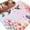Pink Blue, variant on Pink Flower Area Rugs 5'x8', Small Throw Rugs for Classroom Bedroom, Spring Floral Elegant Butterflies Birds Farmhouse Indoor Outdoor Rug Non-Slip Low Pile Carpet Runner Reversible Floor Mats
