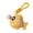 Yellow, variant on Keychain Pendant Imitation Leather Goldfish Bubble Toy Decompression Bag Pendant with Lanyard Sensory Fidget Toy