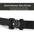 thumbnail image 3 of ORUYROP 2 Pack Tactical Belt, Nylon Belt, Military Style Webbing Riggers Web Belt Heavy-Duty Quick-Release Metal Buckle Belt for Men, 3 of 6