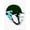 GREEN, variant on Shrey Star JUNIOR 2.0 Steel Cricket Helmet