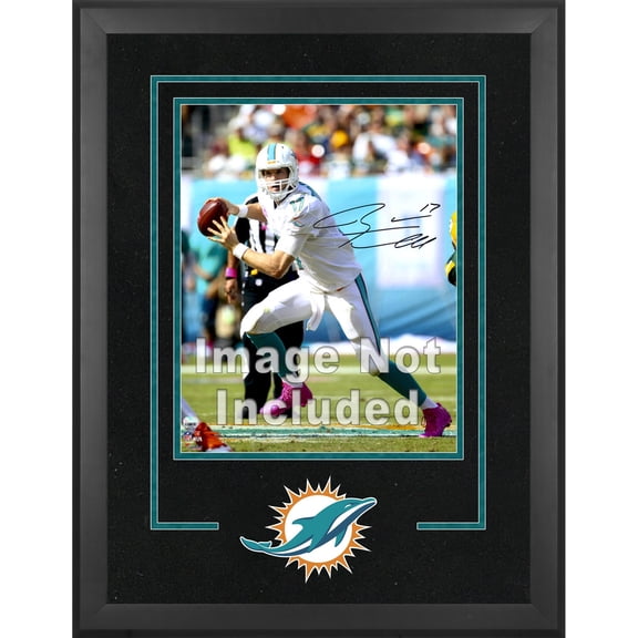 Miami Dolphins Deluxe 16" x 20" Vertical Photograph Frame with Team Logo