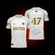 thumbnail image 3 of Summer 3d Impresión 47 Camiseta para Hombre Jersey Transpirable Al Aire Libre (47 M) Blanco, 3 of 5