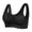 Black, variant on Xmarks Women Floral Lace Bralette Padded Breathable Sexy Racerback Lace Bra 2 Pack