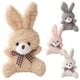 thumbnail image 4 of WORGEOUS 4pcs Mini Plush Bunny Bunny Animal Conejo relleno colgante de llavero colgante (color mixto), 4 of 8