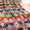 thumbnail image 3 of Pioneer Flower Floral Print Pattern Blanket,Comfortable Soft Lamb Wool Throw Blanket,All Season,Warm Lightweight Blankets for Sofa Bed Couch Living Room Chair,40"x50", 3 of 4