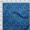 thumbnail image 2 of oneOone Polyester Lycra Blue Fabric Batik Sewing Material Print Fabric By The Yard 56 Inch Wide, 2 of 4