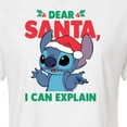 thumbnail image 3 of Lilo & Stitch - Dear Santa I Can Explain - Juniors Cropped Cotton Blend T-Shirt, 3 of 5