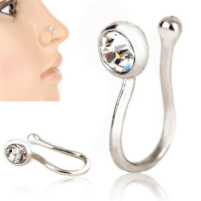 Diamond nose 2024 pin without piercing