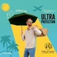 thumbnail image 4 of Knirps U.200 Ultra Light Automatic Rain Umbrella in Cardamom – One-Touch Auto Open/Close, Wind-Tunnel Tested, 37in Canopy, Aluminum Fiberglass Frame, Pocket-Size Travel Umbrellas, Cover Included, 4 of 7