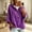 Purple, variant on Endives Womens Cardigan Sweaters Hooded 3/4 Length Sleeve Knit Cardigan Button Front Loose Casual Oversized Sweater Coat With Pockets Cardigan Sweaters for Women Light Blue M
