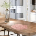 thumbnail image 4 of TUWABEII Hollowed Out Insulation Mat Solid Polyvinyl Chloride Leather Placemats Coffee Mats Valentine's Day Kitchen Table Mats Easy To Clean Kitchen Table Mats Romantic Gifts, 4 of 6