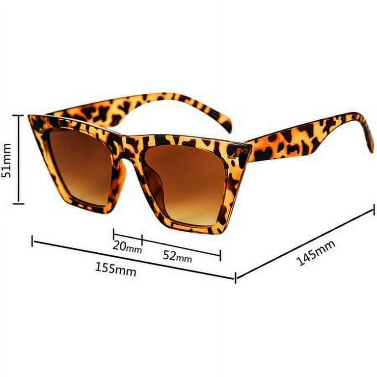 Vintage square cheap cat eye sunglasses