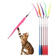 thumbnail image 1 of Gprince Funny Foldable Cat Rod Worms Teaser&Exerciser for Cat Kitten Interactive Cat Wand, 1 of 9