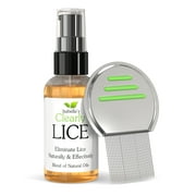 Clearly LICE, Powerful Lice Remover with Natural and Essential Oils to Help Eliminate Lice, Nits, Eggs | No Toxins or Harsh Chemicals | Rosemary, Cedarwood, Tea Tree | Nit Comb Included