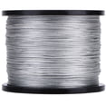 thumbnail image 1 of 300 m PE trenzado 8 hebras líneas de pesca súper fuertes cuerda de pescado multifilamento gris (16), 1 of 4