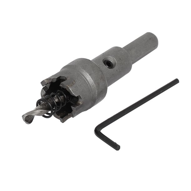 22mm Cutting Dia Carbide Tipped Triangle Shank Twist Drill Bit Hole Saw