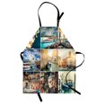 thumbnail image 1 of Italian Apron Designed Masks for Carnival of Venice Baroque Style Gondolas River Italy Landmark, Unisex Kitchen Bib Apron with Adjustable Neck for Cooking Baking Gardening, Multicolor, by Ambesonne, 1 of 3