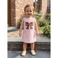 thumbnail image 6 of Cjfdfy Toddler Baby Girls Football Game Day Outfit Summer Fall Tank Dress 6 12 18 24 Months 2 3 4 Years Casual Buttoned Shoulders Letter Football Embroidery Sleeveless Dress Overalls, 6 of 9