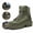 Military Green, variant on Tactical-Style Combat Boots for Men, Waterproof Anti-Slip Outdoor Hiking & Work Shoes, Rugged Durable Footwear for Adventure