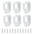 thumbnail image 1 of 6 Pcs -2 Electrical Outlet Box Extender, Electrical Box Extender, 1 Electrical Outlet Box Extender with 12 Screws, 1 of 6