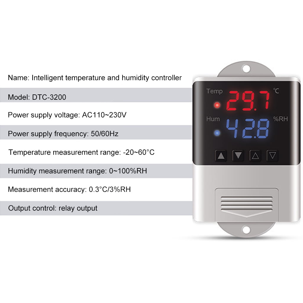 High Performance Temperature & Humidity Controller Hygrometer Thermostat