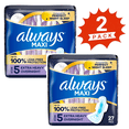 thumbnail image 3 of Always Maxi Size 5 Extra Heavy Overnight Pads with Wings, 54 Count (2-Pack), 3 of 4