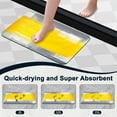 thumbnail image 4 of 1pc Yellow and Gray Abstract Painting Bathroom Rug Bathroom Decor and Qccessories- Durable,Anti Slip,And Quick Drying,Suitable For Indoor/outdoor Use - Perfect For Bathrooms,Bedrooms,Kitchens, 4 of 9
