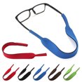 thumbnail image 2 of 1PC Hot Eyeglasses Straps Elastic Silicone Sunglasses Chain Sports Anti-Slip String Glasses Ropes Band Cord Holder Candy Color B-sky blue, 2 of 6