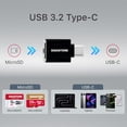 thumbnail image 2 of Tarjeta micro SD Gigastone de 512 GB con lector de tarjetas USB 3.2 tipo C, 2 of 8