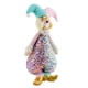 thumbnail image 5 of Muñeco de payaso navideño Figura navideña Figura de fiesta Suministros de decoración navideña para Azul rosa, 5 of 9