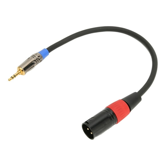 Cable Balanceado XLR Macho A 3,5 Mm, Sonido HiFi Sin Pérdidas Cable Adaptador XLR A 1/8 Pulgadas Estéreo Para Evitar Interferencias Para Micrófono Para Cámara