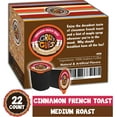 thumbnail image 4 of Crazy Cups Flavored Coffee Pods for Single Serve Keurig K Cups Machines, Cinnamon French Toast, Hot or Iced Coffee, Recyclable Pods, 22 count, 4 of 5
