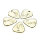 thumbnail image 3 of Lot de 5 médiators en métal pour guitare, accessoires pour instruments de musique (doré), 3 of 4