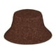 thumbnail image 1 of Balery Dark Brown Glitter Sombreros para el sol para hombre y mujer, sombrero de pescador con UPF 50+, 1 of 6